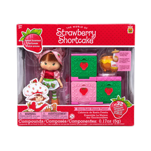  Berry Bake Shoppe Playset – 32 Peças com Boneca Perfumada – TLS Toy # - Produto Original