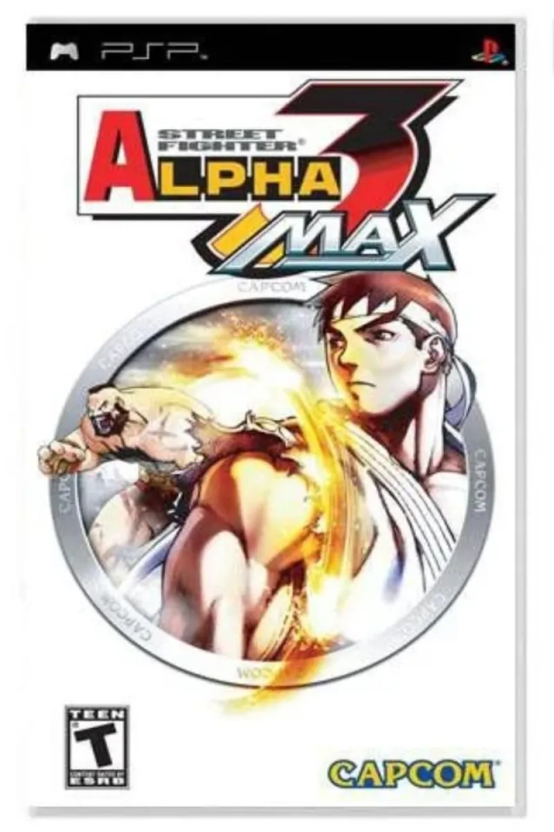 Street Fighter Alpha 3 Max Psp Usado Mídia Física Americano (sem Caixa)-Playstation PSP-