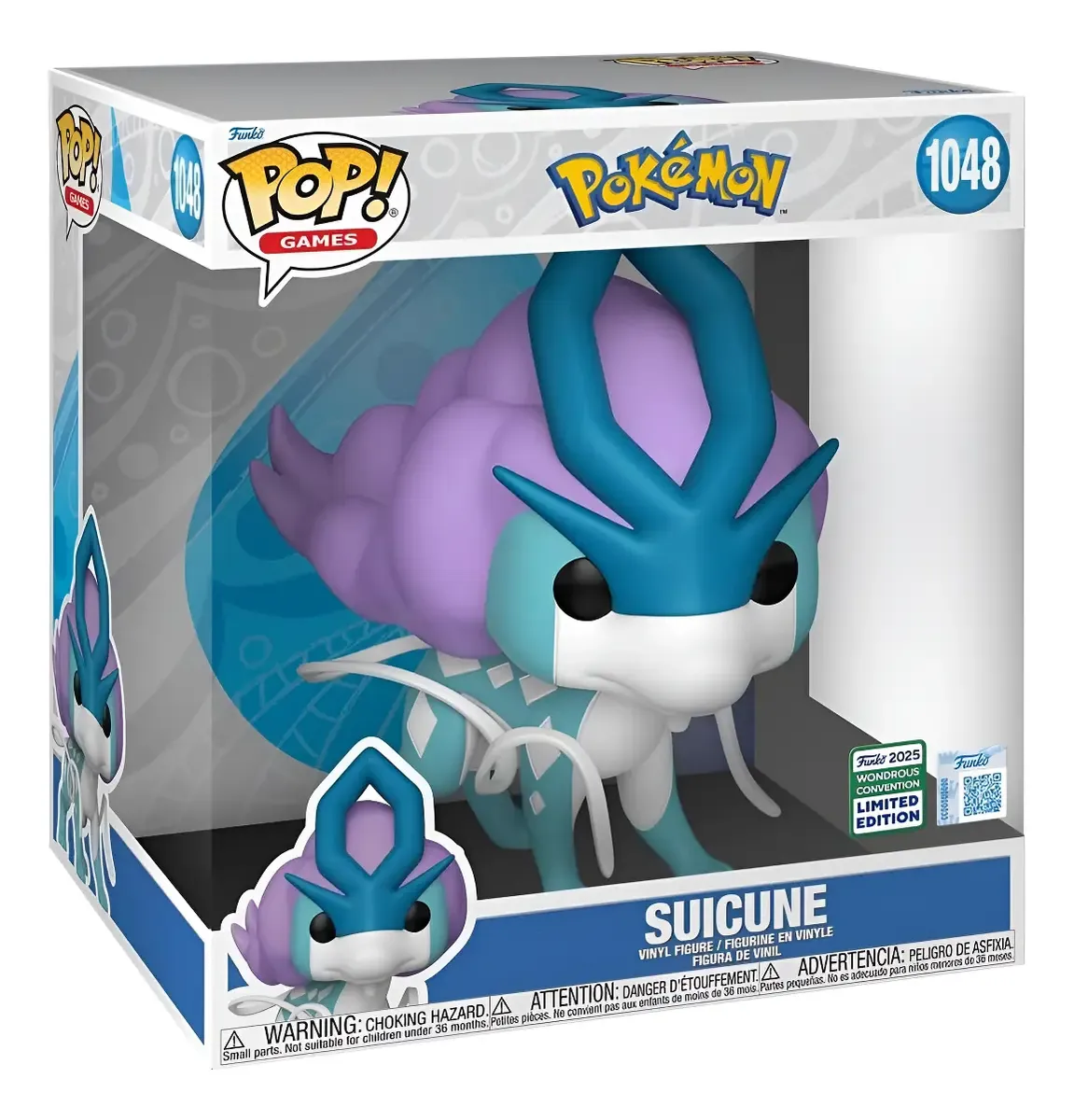 Suicune Wondercon Exclusivo 10 Polegadas - JUMBO - #1048-Pokemon-1048
