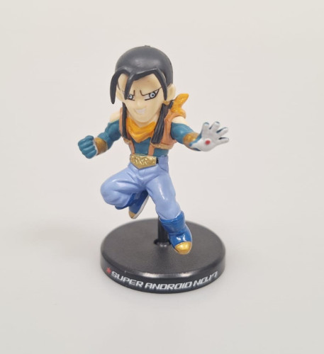 Super Android 17 Figure Dragon Ball GT Deformation Bandai Mini PVC Dragon Ball Z # - Produto Original