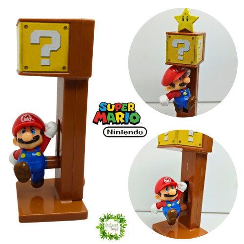 Action Figures Super Mario - Mário bloco estrela (cód 039) - Super Mario - #