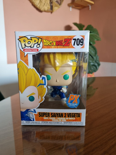 Funko Pop Super Saiyan 2 Vegeta - PX Previews Exclusive Dragon Ball Z #709 - Produto Original