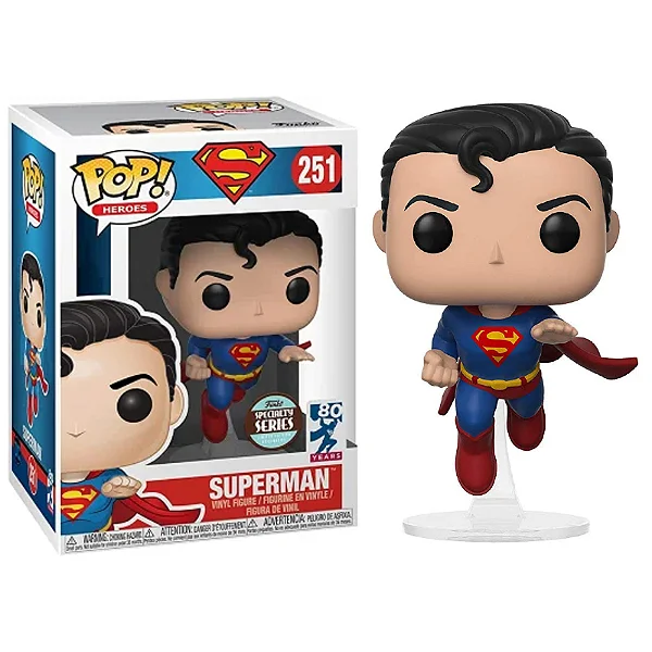 Funko Pop Superman - Specialty Series-Superman 80th-251