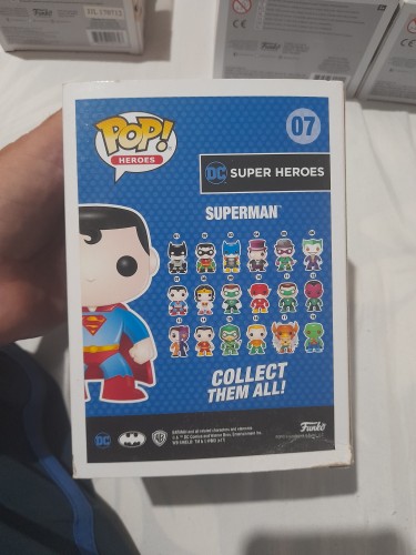 Funko Pop Superman Chase Metallic - DC Superman - #7