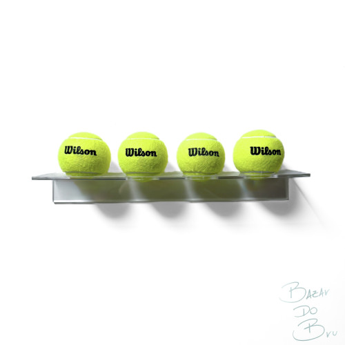 Suporte De Parede Expositor Para 4 Bola De Tenis-Expositor-
