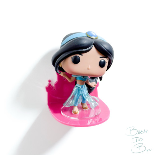 Suporte Parede Castelo Disney Para Funko Pop! - Rosa - Expositor - #