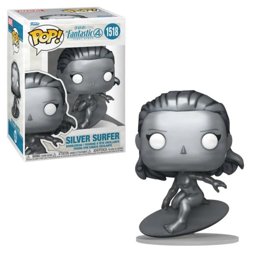 Funko Pop Surfista Prateada #1518-Quarteto Fantástico-1518