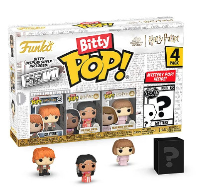 Funko Pop - Bitty  Harry Potter - 4 pack Ron Weasley,/Padma Patil/Madame Maxime/Surpresa-Harry Potter-1