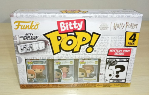 Funko Pop - Bitty  Harry Potter - 4 pack Ron Weasley,/Padma Patil/Madame Maxime/Surpresa - Harry Potter - #1