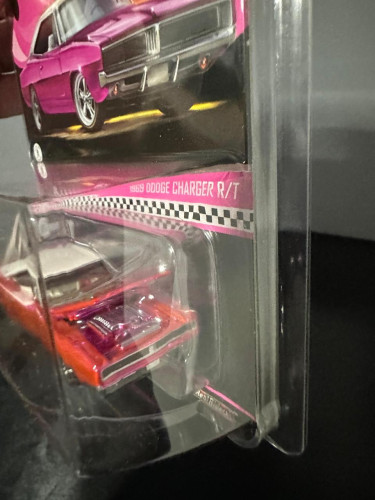 Action Figures Hot Wheels Rlc 1969 Dodge Charger R/t Pink - Dodge - #