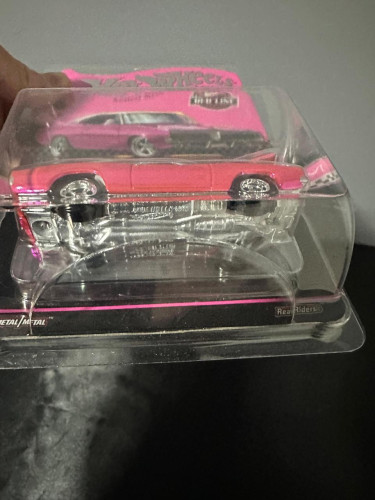 Action Figures Hot Wheels Rlc 1969 Dodge Charger R/t Pink - Dodge - #