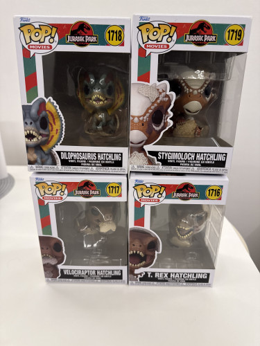 Funko Pop T.Rex - Velociraptor - Stygimoloch - Dilophosaurus-Jurassic Park-1718