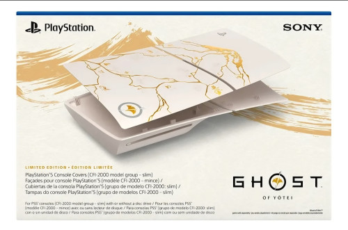 Tampa para PS5 ghost of yotei edição limitada-PlayStation-