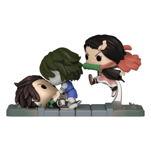 Funko Pop Tanjiro & Nezuko Vs. Temple Demon - Demon Slayer: Kimetsu No Yaiba - #1419
