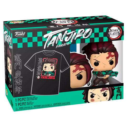 Funko Pop Tanjiro Kamado + Camiseta G - Demon Slayer: Kimetsu No Yaiba - #1