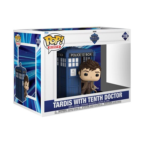 Tardis With Tenth Doctor Doctor Who #318 - Produto Original