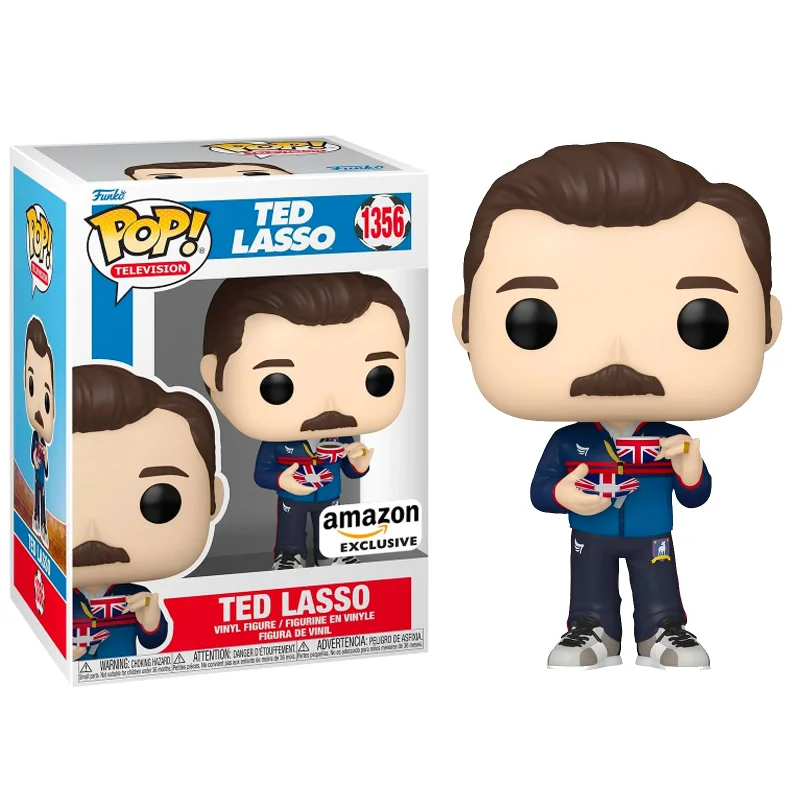 Ted Lasso 1356 Amazon Exclusivo Funko Pop - Ted Lasso - #1356 - Funko Pop - #1356 FUNKO POP #1356 - Produto Original