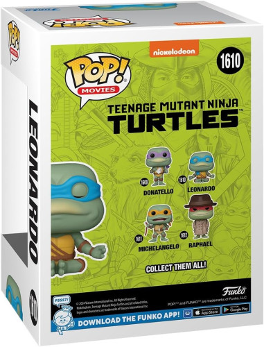 Funko Pop Teenage Mutant Ninja Turtles (tmnt) - Leonardo - (meditating)-Teenage Mutant Ninja Turtles-1610