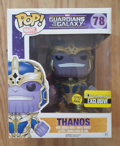 Funko Pop Thanos 6' Glows in The dark-Guardiões Da Galáxia-78