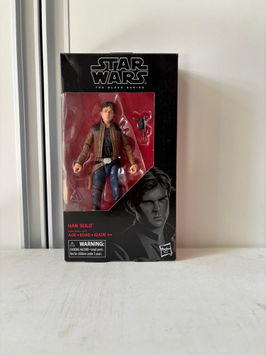 The Black Series 6" Han Solo Figure With Blaster Pistol Action Figures # - Produto Original