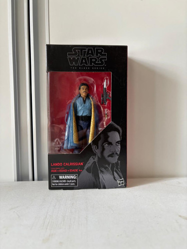 The Black Series 6" Lando Calrissian Figure With Removable Cape, Blaster And Communicator Action Figures # - Produto Original