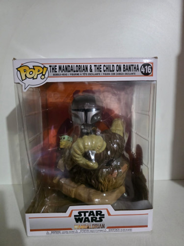Funko Pop The Mandalorian & The Child On Bantha-Star Wars-416