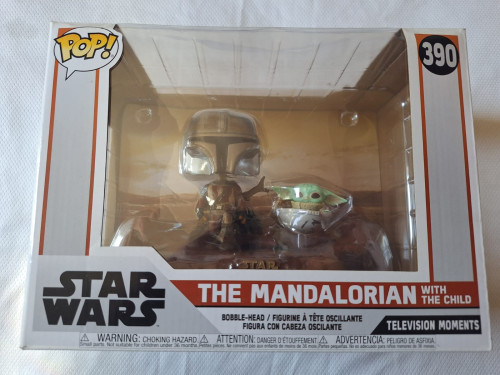 Funko Pop The Mandalorian With The Child-Stars Wars-390