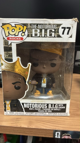 The Notorious B.I.G with crown The Notorious B.I.G #77 - Produto Original