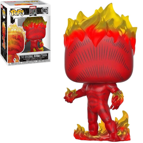Funko Pop The Original Human Torch-Quarteto Fantástico-501