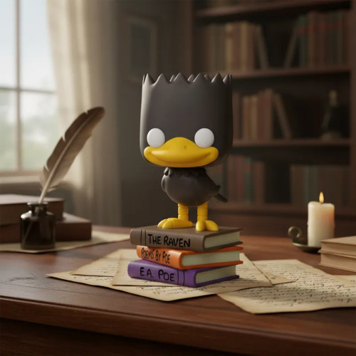 Funko Pop Raven Bart - Special Edition Television The Simpsons Treehouse Of Horror #1032 - Produto Original