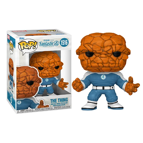 The Thing 1516 Funko Pop Original O Quarteto Fantastico Marvel Coisa-Fantastic Four-1516