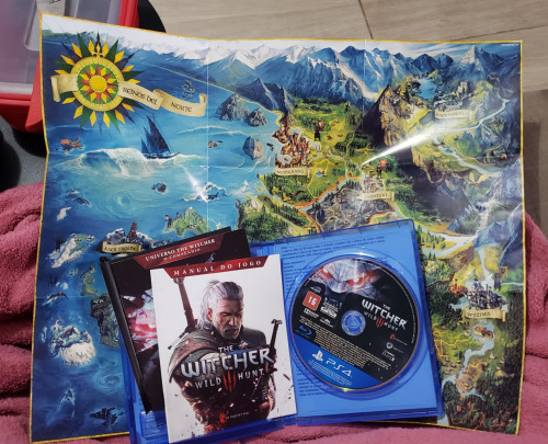 The Witcher Wild Hunt - PS4 - COM MAPA PS4 # - Produto Original
