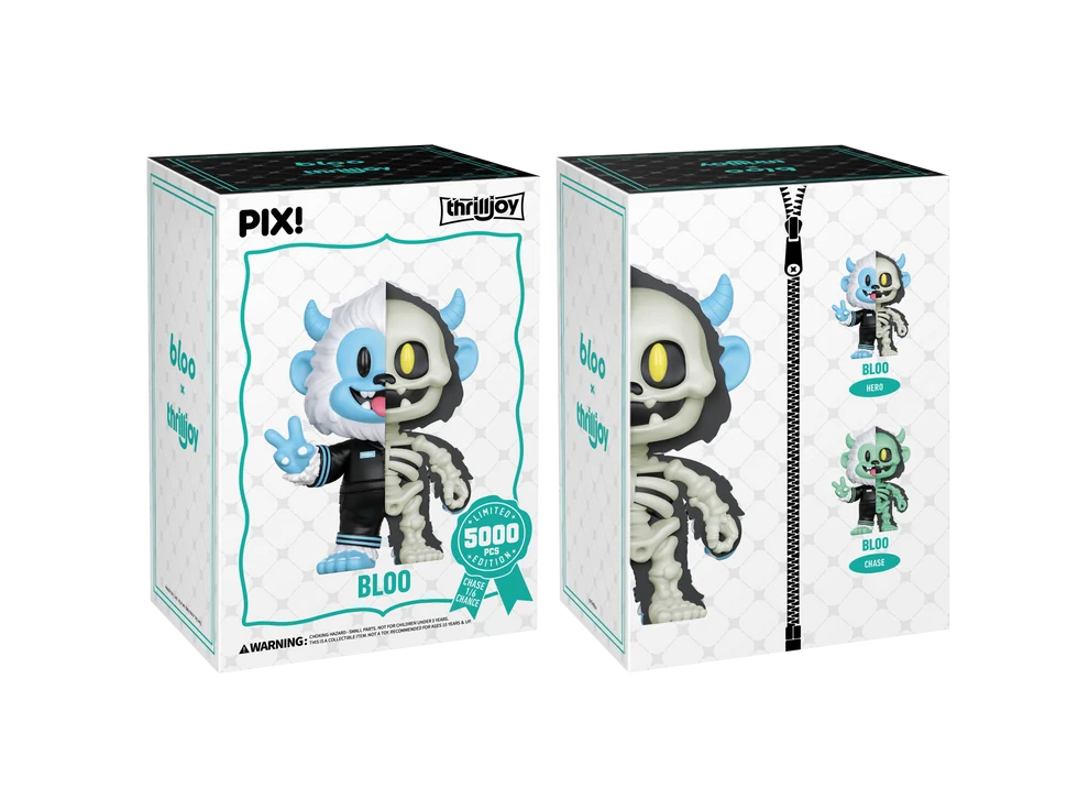 Thrilljoy Pix: Bloo: Skeleton Thrilljoy Bloo # - Produto Original