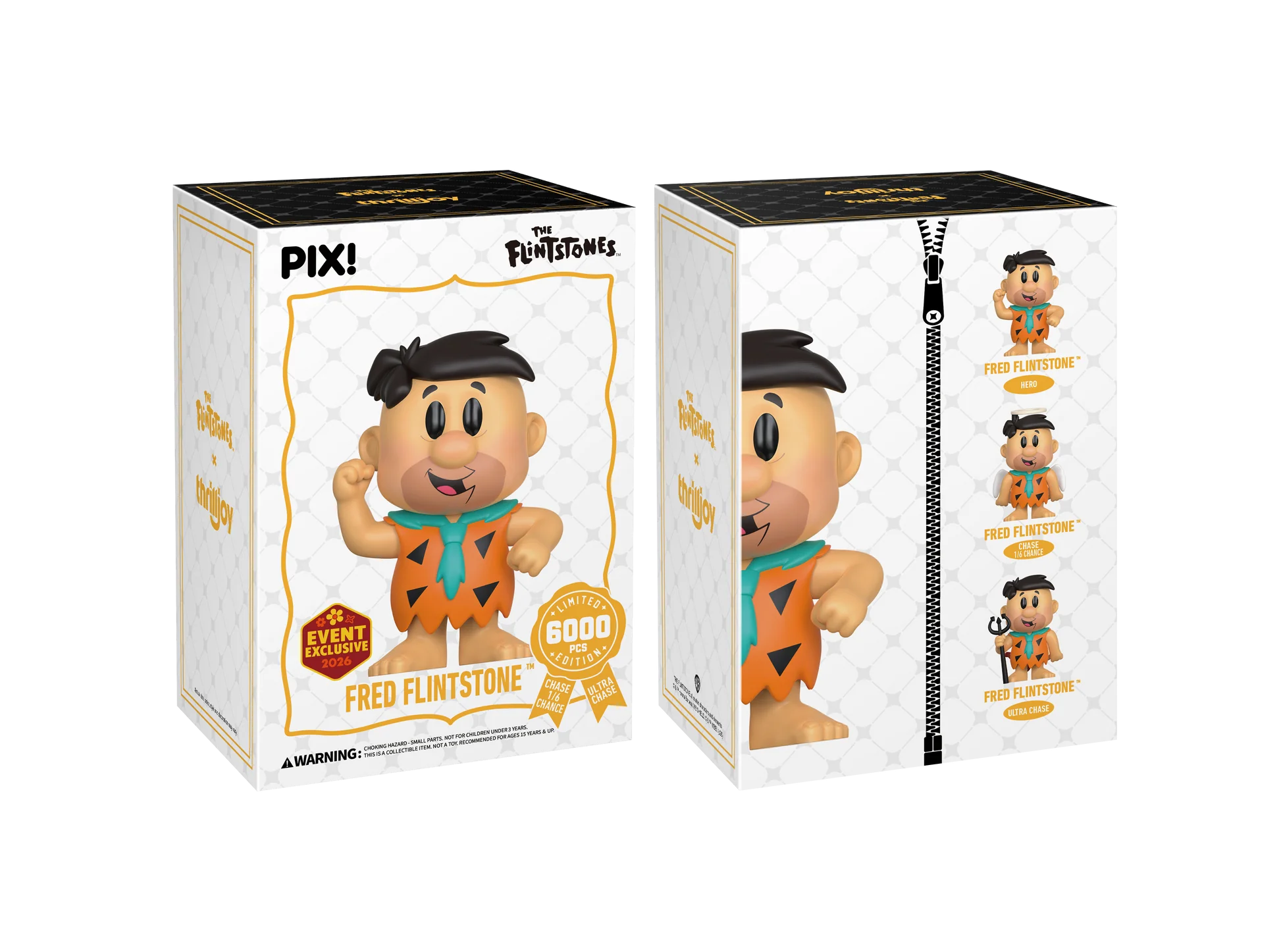 Thrilljoy Pix Fred Flintstone Regular The Flintstones # - Produto Original