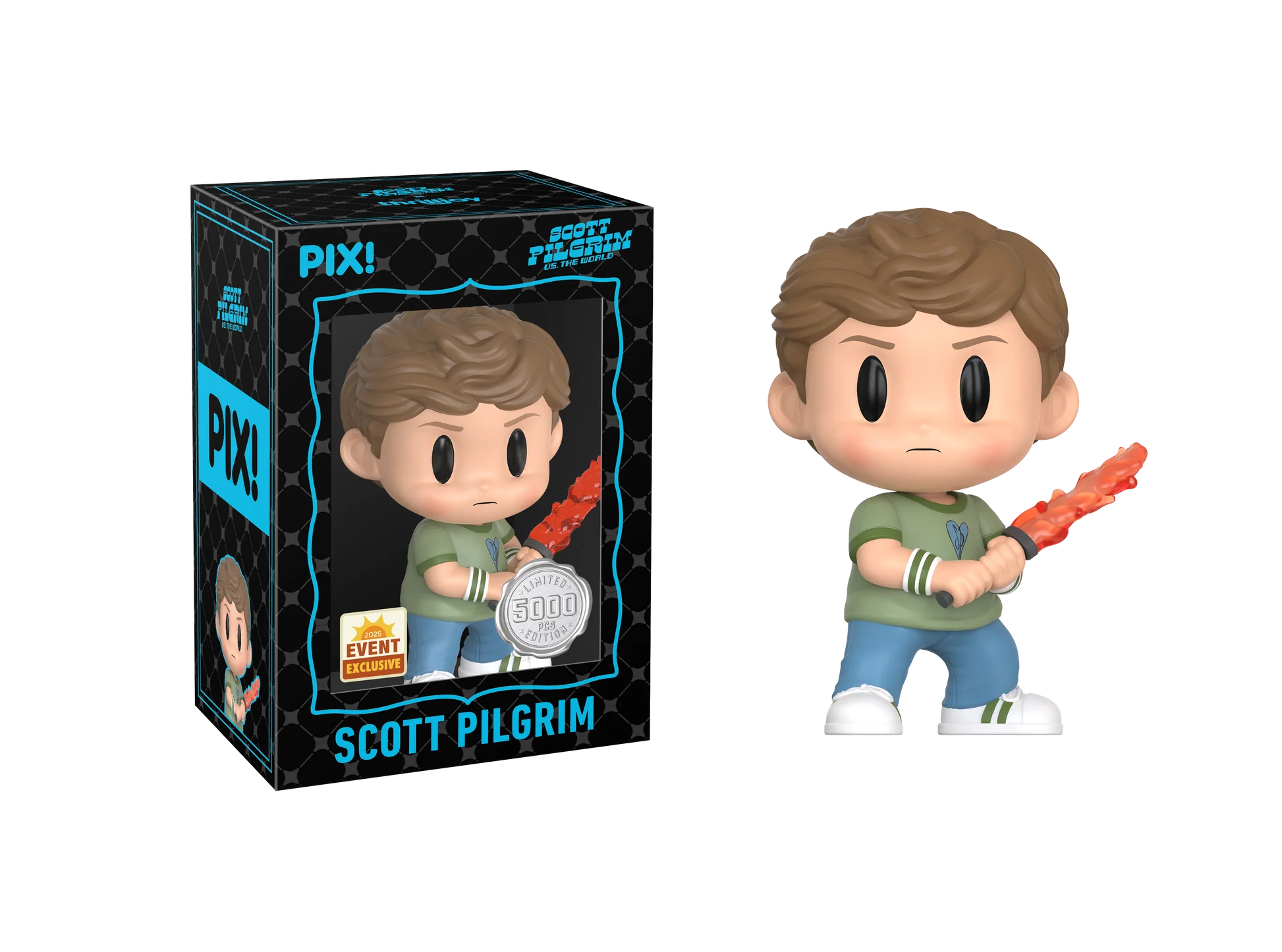 Action Figures Thrilljoy Pix Scott Pilgrim SDCC Exclusivo (Regular) - Scott Pilgrim Vs. The World - #