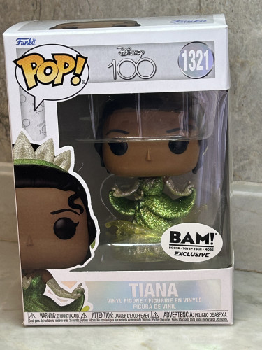 Funko Pop Tiana exclusiva Bam --Disney 100-1321