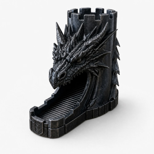 Torre Dragão Para Rolar Dados De RPG Mesa Temática RPG # - Produto Original