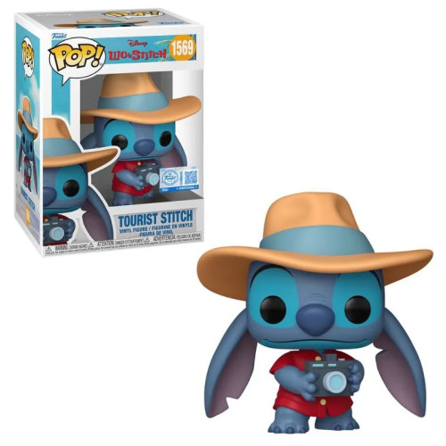 Funko Pop Tourist Stitch #1569-Lilo & Stitch-1569