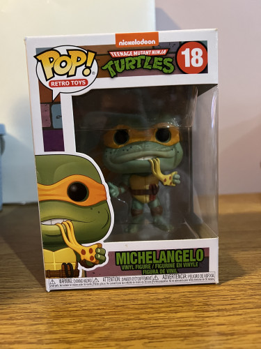 Funko Pop Turtles Michelângelo #18-Nickelodeon-18