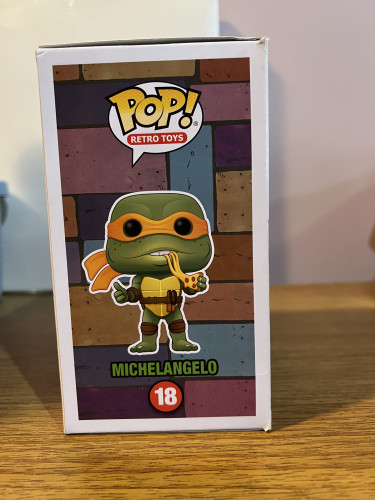 Funko Pop Turtles Michelângelo #18 - Nickelodeon - #18