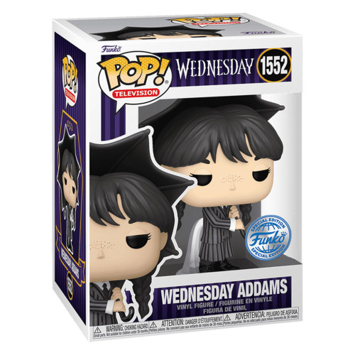 Funko Pop Television Wednesday Wednesday Addams W/umbrella *ex* 1552 Wandinha Vandinha Addams - Television - #1552