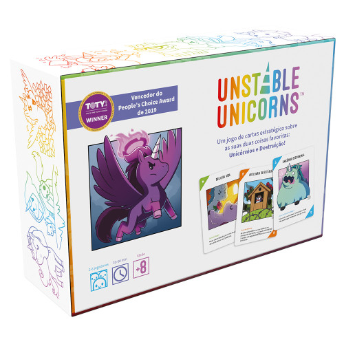 Unstable Unicorns - Galápagos - Jogo De Tabuleiro - #