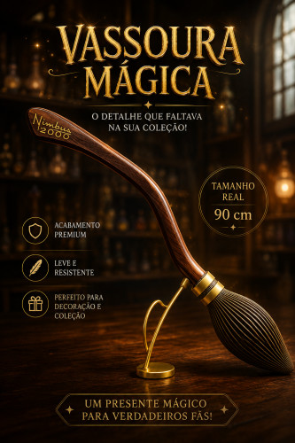 Vassoura Nimbus 2000-Harry Potter-