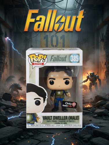 Funko Pop Vault Dweller (male) Exclusivo Fallout #385 - Produto Original