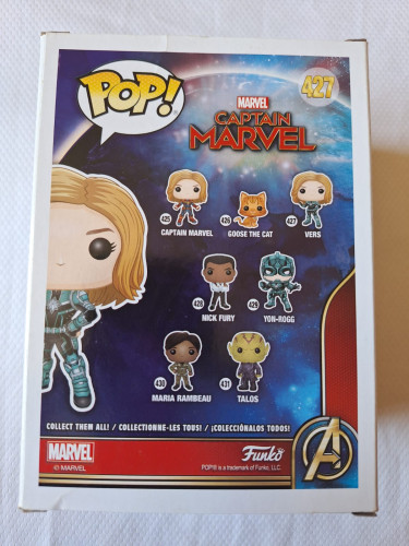 Funko Pop Vers - Captain Marvel - #427