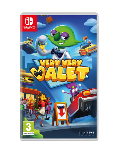 Very Very Valet Switch Lacrado Mídia Física Americano-Jogos - Nintendo Switch-