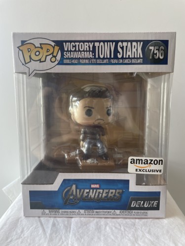 Funko Pop Victory Shawarma: Tony Stark - Exclusivo Amazon-Marvel Avengers-756