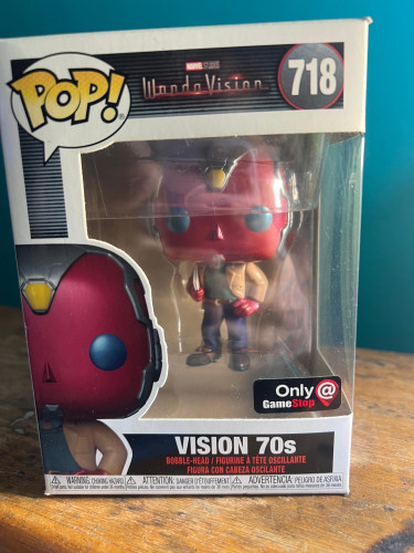 Funko Pop Visão 70s Wandavision #718 - Produto Original