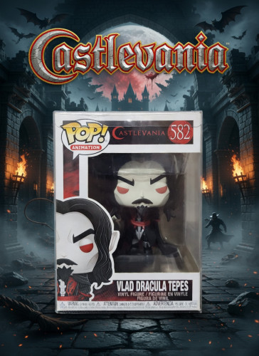 Funko Pop Vlad Dracula Tepes Castlevania #582 - Produto Original