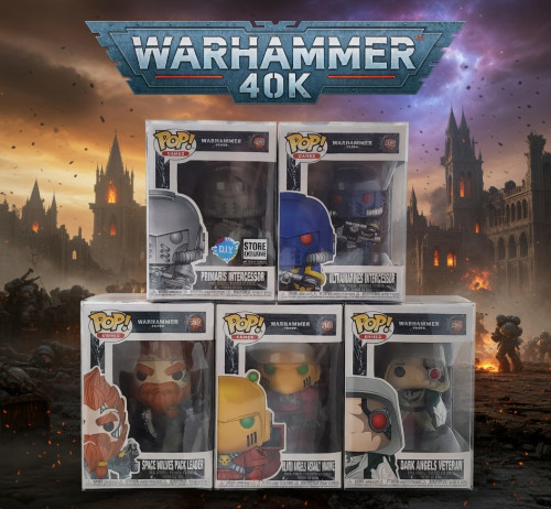 Funko Pop Warhammer 40.000 Set Completo #499 - Produto Original